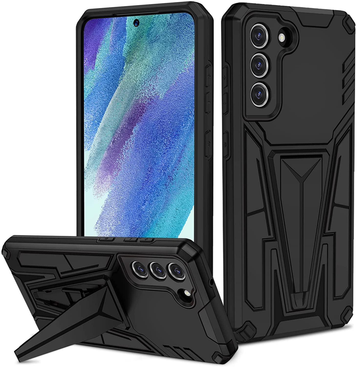 Rugged Kickstand Case for Samsung Galaxy S21 FE Rugged Kickstand Case for Samsung Galaxy S21 FE